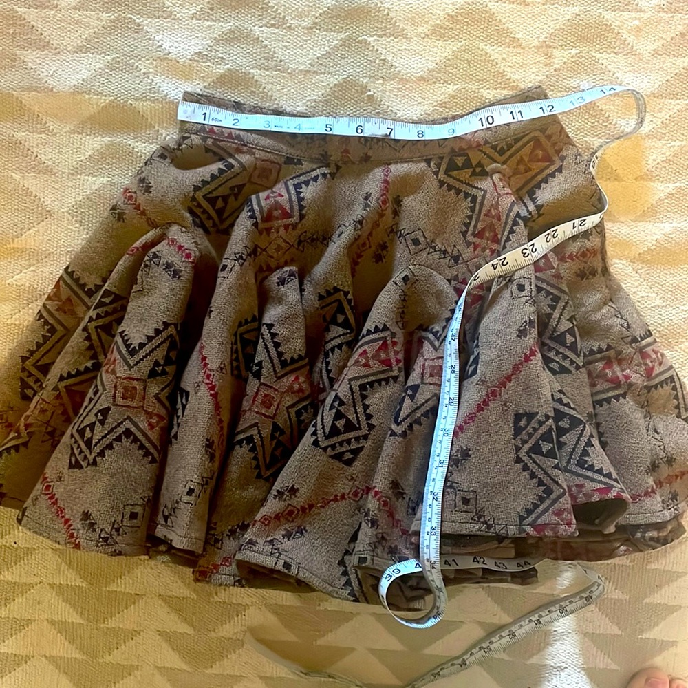 Pendleton/Opening Ceremony skirt. Wool Western Ruffle Skirt